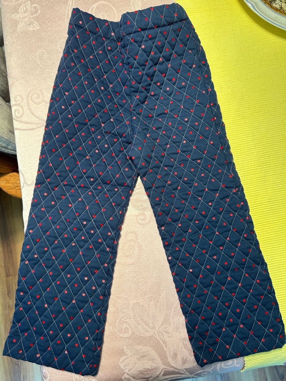 Vintage Quilted Pants Size 4T